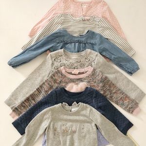Bundle of 3 shirts 4 sweaters